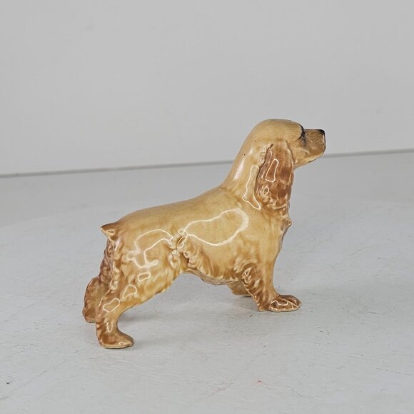 Vintage Hagen Renaker DW Cocker Spaniel His Nibs Figurine Ceramic Glossy *Repair - Picture 5 of 10